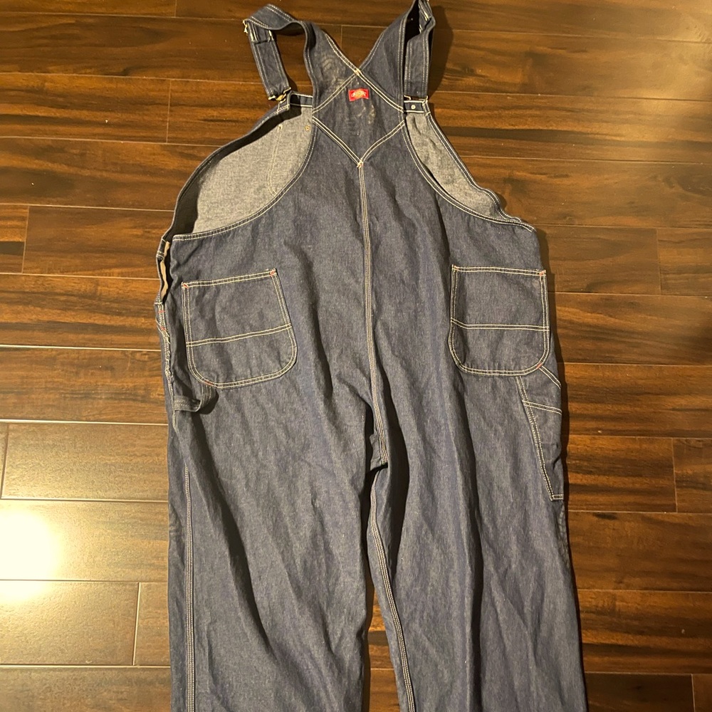 dickies denim overalls 56” x 30” in brand new, never worn condition. - Picture 2 of 3